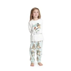 Pigiama Bambina/ragazza Bear Di Happy People In Caldo Cotone 5723 K963