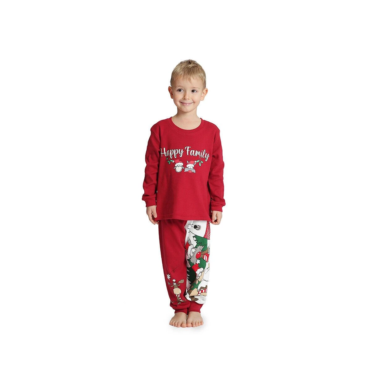 Pigiama Bambino/ragazzo Natale Di Happy People In Caldo Cotone 5857 K994 3 Pigiama Bambino/ragazzo Natale Di Happy People In Caldo Cotone 5857 K994