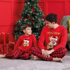 Pigiama Bambino/ragazzo Natalizio Teddy Oronero Caldo Cotone OUNB05/ODNJ04 K797 7 Pigiama Bambino/ragazzo Natalizio Teddy Oronero Caldo Cotone OUNB05/ODNJ04 K797 -Prodotti Per La Casa pigiama bambino ragazzo natalizio teddy oronero in caldo cotone 3 7