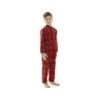 Pigiama Bambino Invernale Aperto Tartan Di Morbidissimi A102 W443