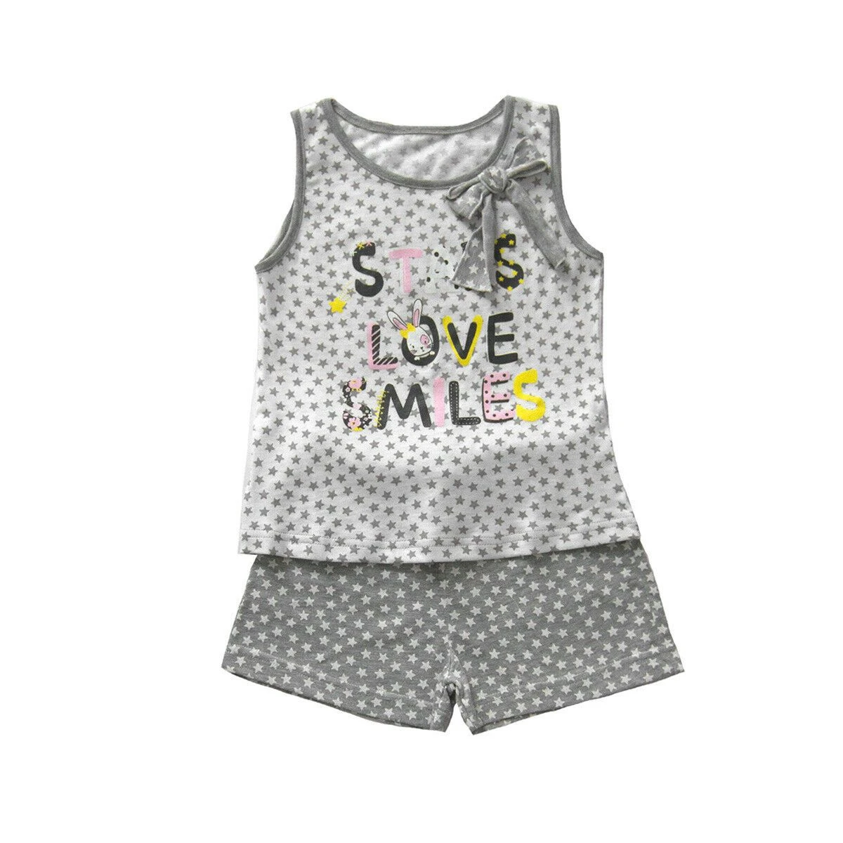 Pigiama Corto Bambina Estivo Babyvip J3993/11 V629 3 Pigiama Corto Bambina Estivo Babyvip J3993/11 V629