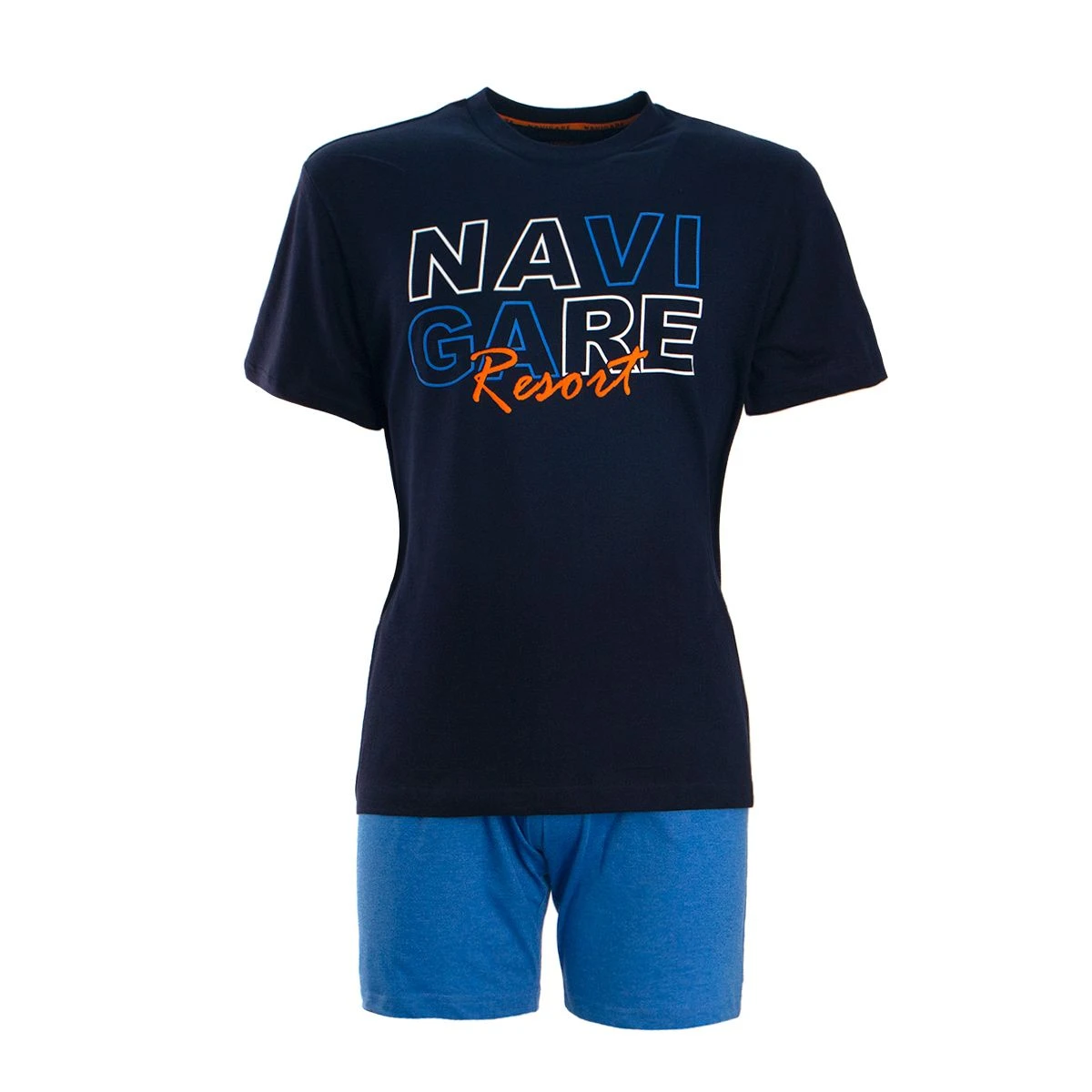 Pigiama Estivo Da Uomo Navigare In Cotone 141309 K232 4 Pigiama Estivo Da Uomo Navigare In Cotone 141309 K232 - immagine 3