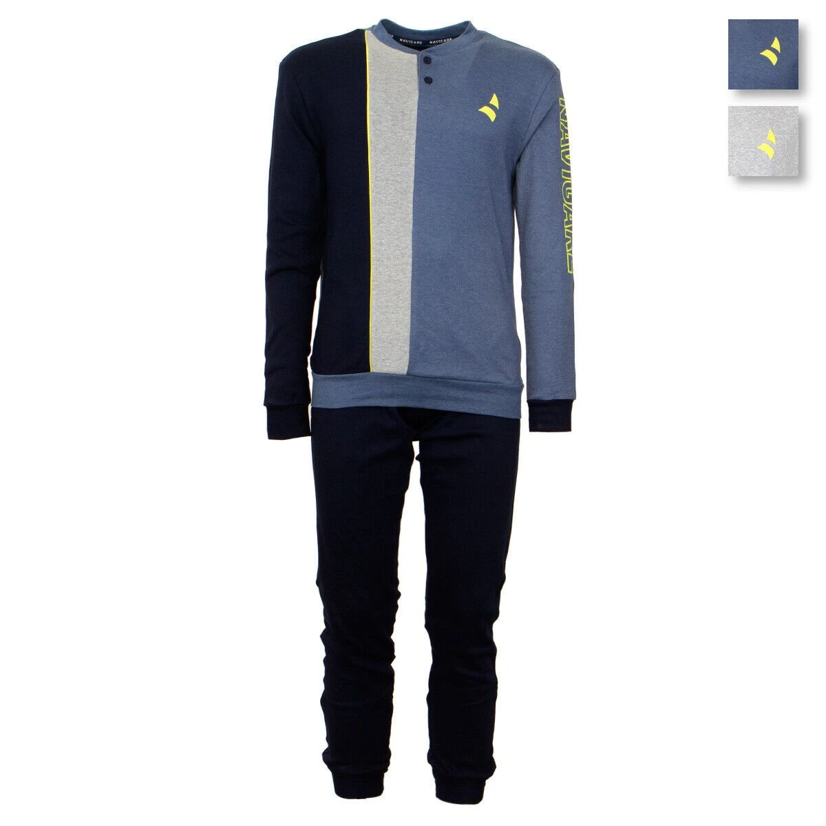 Pigiama Da Uomo Navigare In Caldo Cotone 141353 J833 3 Pigiama Da Uomo Navigare In Caldo Cotone 141353 J833