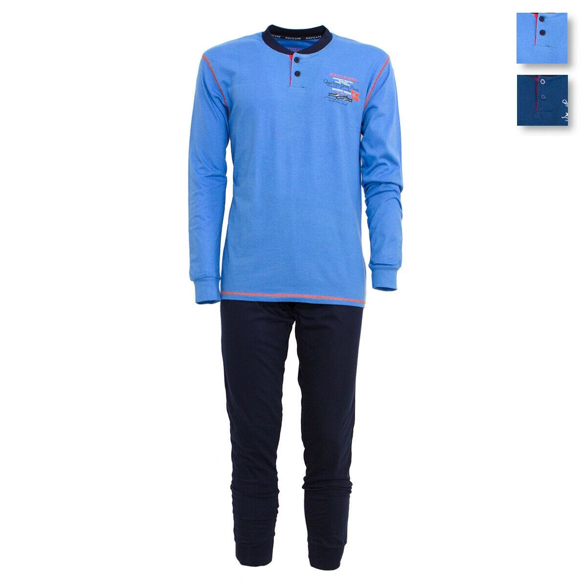 Pigiama Da Uomo Navigare In Cotone 141081 V713 3 Pigiama Da Uomo Navigare In Cotone 141081 V713