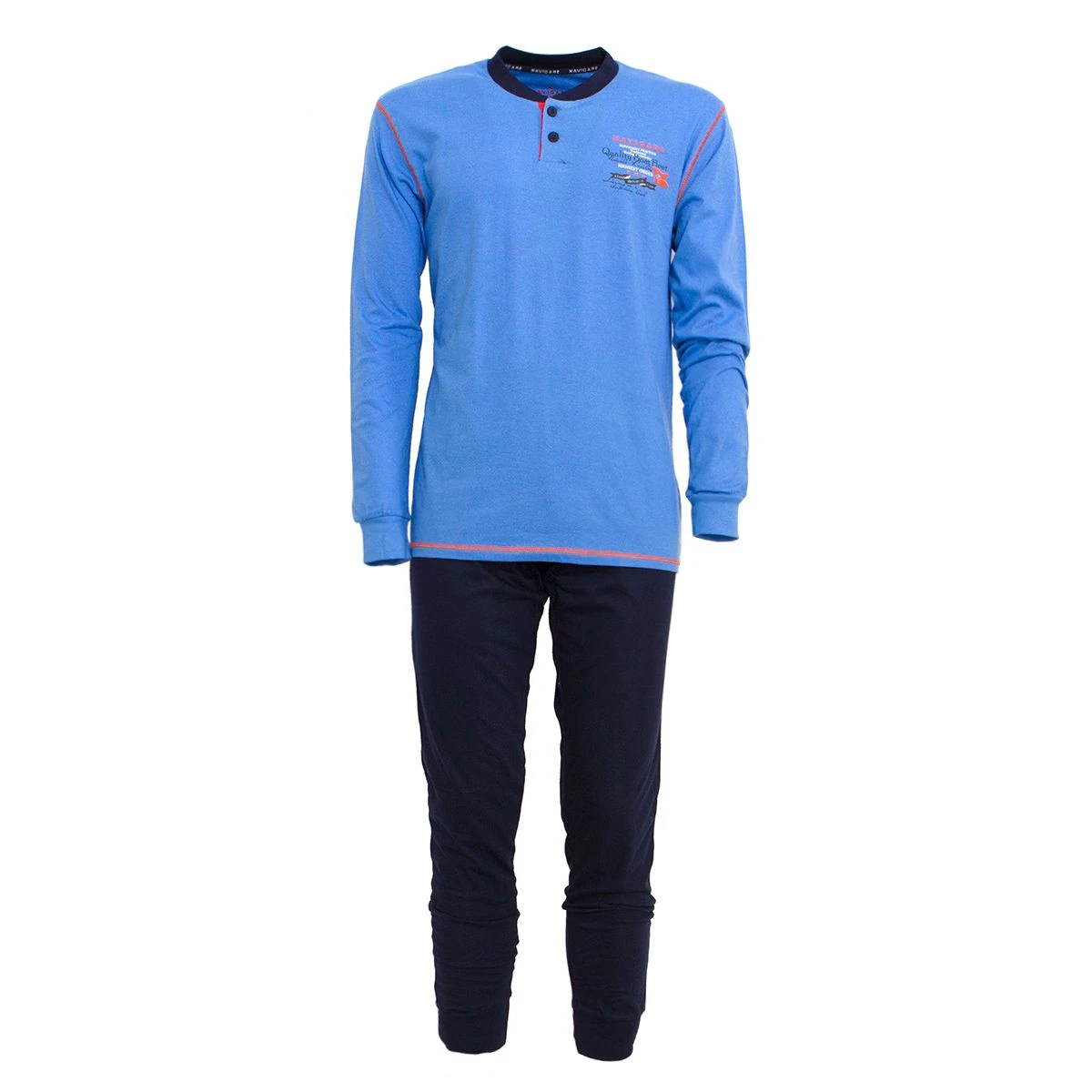 Pigiama Da Uomo Navigare In Cotone 141081 V713 4 Pigiama Da Uomo Navigare In Cotone 141081 V713 - immagine 2