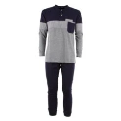 Pigiama Uomo Singolare In Cotone P713 Y696 7 Pigiama Uomo Singolare In Cotone P713 Y696 -Prodotti Per La Casa pigiama da uomo singolare p713 in cotone blu scuro 4