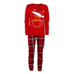 Pigiama Donna Natalizio Oronero In Caldo Cotone ODN03 K792