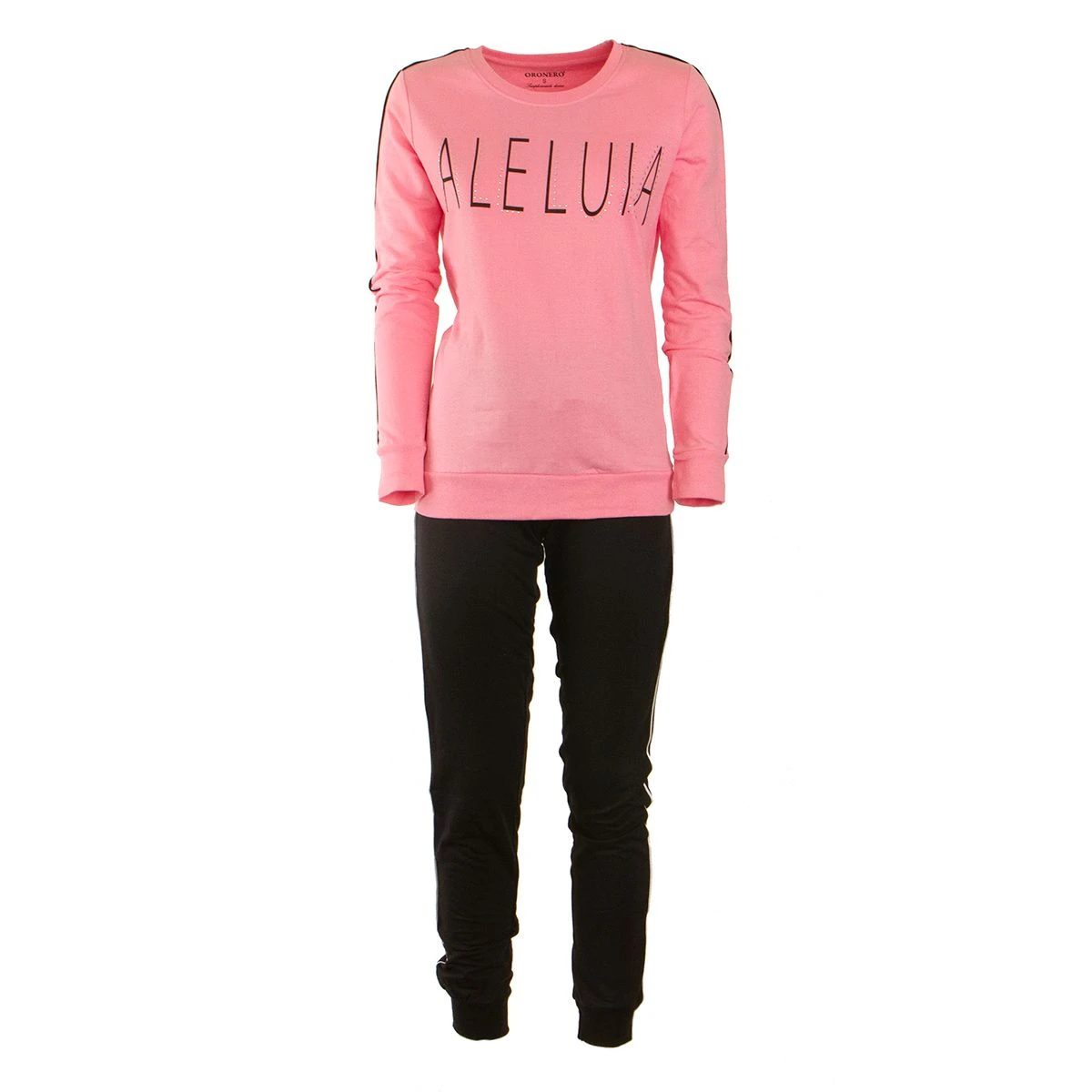 Pigiama Donna Oronero Invernale In Felpa OD1071F J134 5 Pigiama Donna Oronero Invernale In Felpa OD1071F J134 - immagine 3