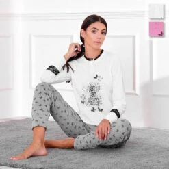 Pigiama Donna Oronero In Cotone OD125 K215