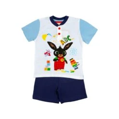 Pigiama Bambino Estivo Bing In Cotone PL16242 Y730 -Prodotti Per La Casa pigiama estivo da bambino bing di cotone azzurro 4