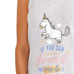 Pigiama Donna Estivo Mr. Wonderful In Cotone 55721 Y709 -Prodotti Per La Casa pigiama estivo da donna mr wonderful 55721 in cotone grigio melange 4 5