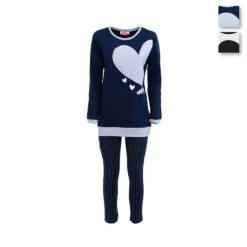 Pigiama Ragazza Dimensione Danza C/maxi Maglia E Leggings DD22075 Z926