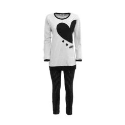 Pigiama Ragazza Dimensione Danza C/maxi Maglia E Leggings DD22075 Z926 -Prodotti Per La Casa pigiama ragazza con maglia lunga e leggins dimensione danza dd22075 grigio 3