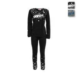 Pigiama Ragazza Dimensione Danza Invernale Caldo Cotone DD22076 Z924