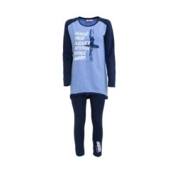 Pigiama Ragazza Dimensione Danza In Cotone DD22052 Z925 -Prodotti Per La Casa pigiama ragazza maglia lunga con leggins dimensione danza dd22052 lavanda 3