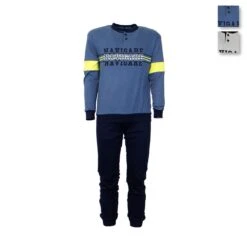 Pigiama Ragazzo Navigare In Caldo Cotone 15657 J837