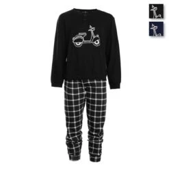 Pigiama Uomo Oronero In Caldo Cotone UO1100 W357