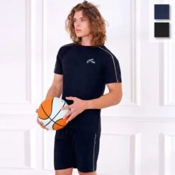 Pigiama Uomo Corto Oronero In Cotone OD2020 K301