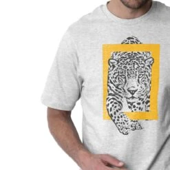 Pigiama Uomo Corto Sauvage National Geographic 54805 Z196 -Prodotti Per La Casa pigiama uomo estivo sauvage national geographic grigio melange 2 5