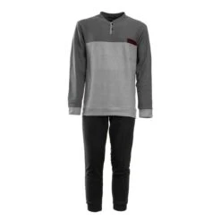 Pigiama Uomo Exclusive Invernale In Punto Milano P746 W312 -Prodotti Per La Casa pigiama uomo exclusive p746 antracite 4