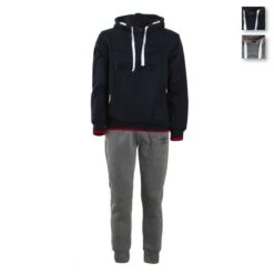 Pigiama Tuta Uomo Umbro Con Cappuccio In Felpa UOS30082S W589