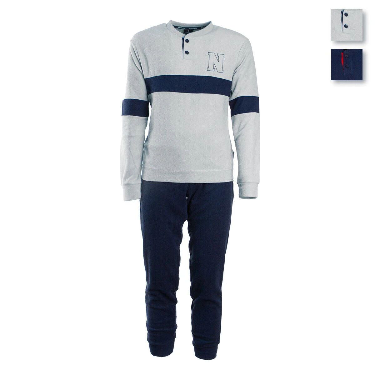 Pigiama Uomo Navigare In Pile 141374 J076 3 Pigiama Uomo Navigare In Pile 141374 J076