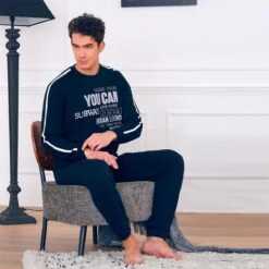 Pigiama Uomo Oronero In Caldo Cotone OU1125 - Fino Alla Tg XXXXL K910 6 Pigiama Uomo Oronero In Caldo Cotone OU1125 - Fino Alla Tg XXXXL K910 -Prodotti Per La Casa pigiama uomo oronero in caldo cotone ou1125 blu 6