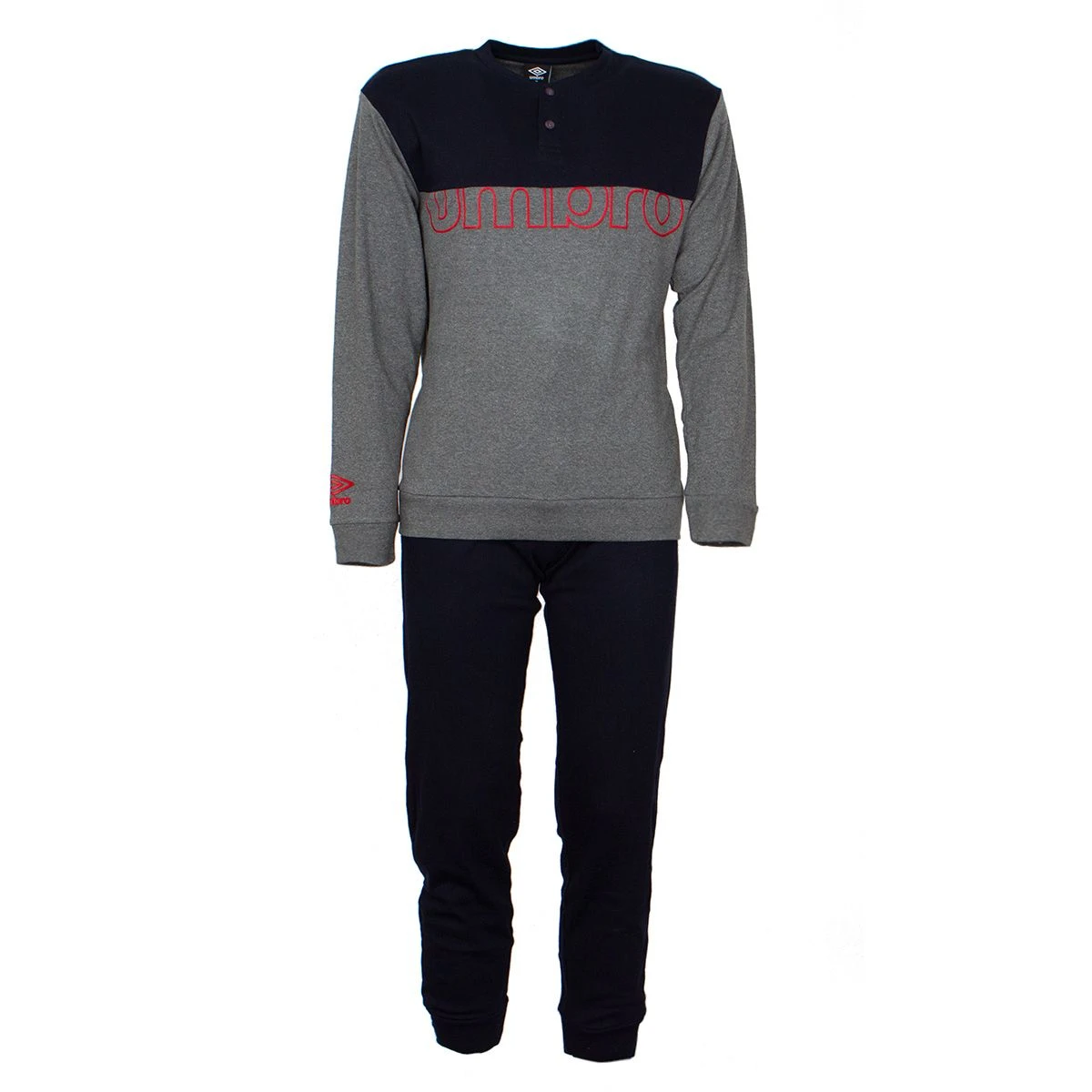 Pigiama Uomo Umbro In Caldo Cotone UPJ10310S K886 4 Pigiama Uomo Umbro In Caldo Cotone UPJ10310S K886 - immagine 2