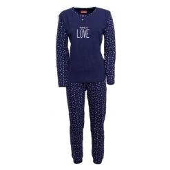 Pigiama Donna Wear Love Di Kappa In Caldo Cotone KWW18612 T732 -Prodotti Per La Casa pigiama da donna kappa caldo cotone kww18612 blu