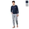 Pigiama Uomo Kissimo Serafino In Caldo Cotone U1001 T714