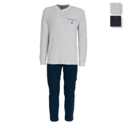 Pigiama Da Uomo Navigare In Caldo Cotone 14258 T216