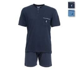 Pigiama Estivo Da Uomo Navigare In Jersey Di Cotone 14281 S391