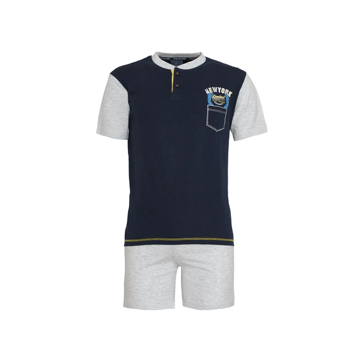 Pigiama Corto Ragazzo Navigare 15538 In Cotone S778 4 Pigiama Corto Ragazzo Navigare 15538 In Cotone S778 - immagine 2