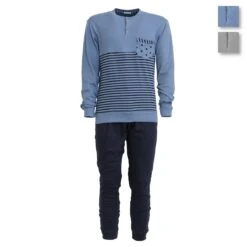 Pigiama Uomo Character Invernale In Caldo Cotone P582 S968