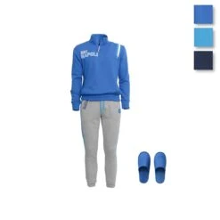 Pigiama Tuta Bambino SSC Napoli Ufficiale Invernale Felpa A18K1N90549 T382