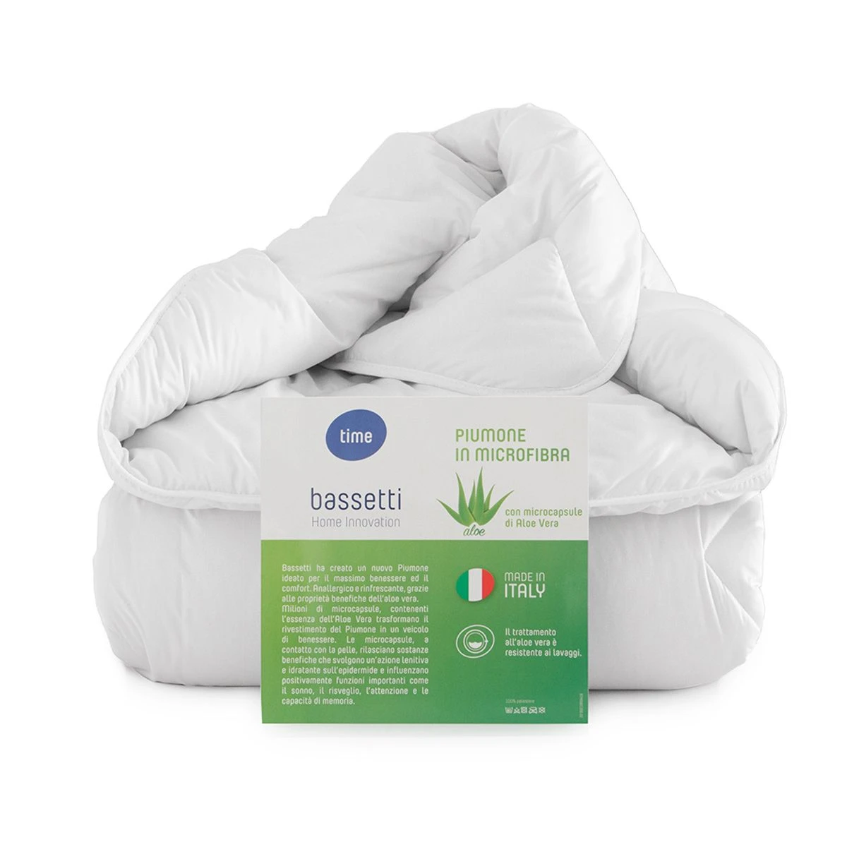 Piumino In Microfibra Con Aloe Vera Bassetti Singolo Una Piazza N747 3 Piumino In Microfibra Con Aloe Vera Bassetti Singolo Una Piazza N747