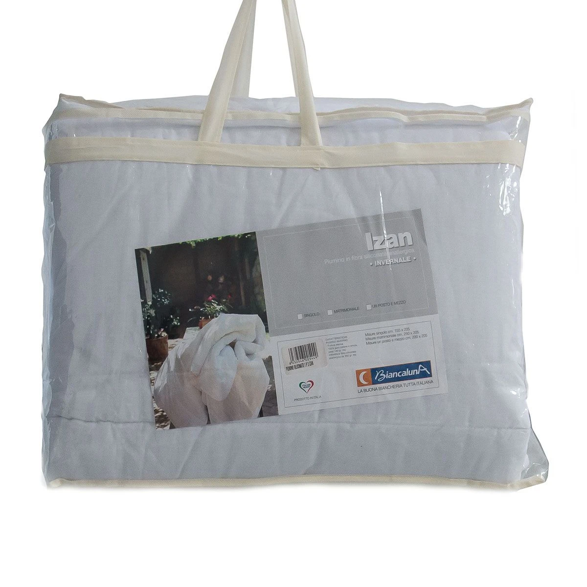 Piumino Biancaluna Invernale Anallergico Mod. Izan Una Piazza E Mezza N474 - immagine 3