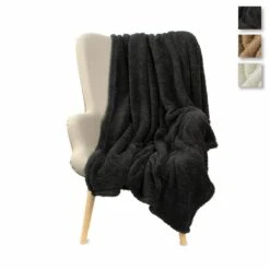 Plaid Con Borsa Teddy In Sherpa 130x160 Cm W269