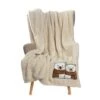Plaid Couple Of Bears In Sherpa Con Ricamo 130x160 Cm J010 -Prodotti Per La Casa plaid couple of bears in sherpa con ricamo 130x160 cm beige