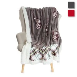 Plaid Morbidotto Trofeo Di Daunex In Pile Coral E Sherpa 130x160 Cm K809