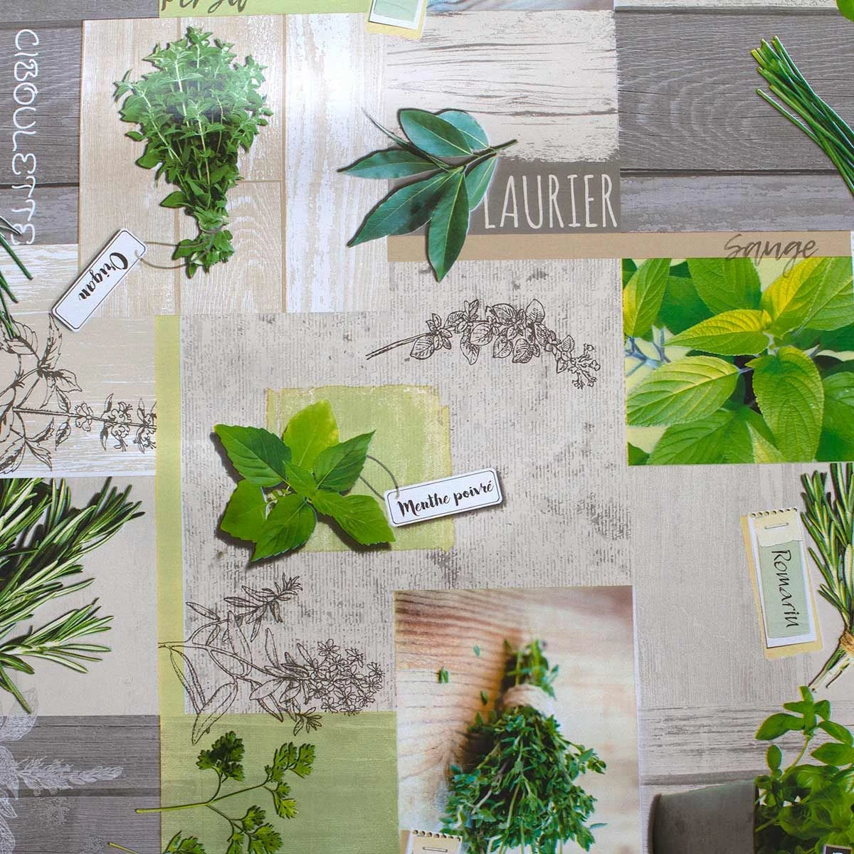 Proteggitavolo Mollettone Al Metro Botanic In Pvc Altezza 140 Cm Y211 5 Proteggitavolo Mollettone Al Metro Botanic In Pvc Altezza 140 Cm Y211 - immagine 3