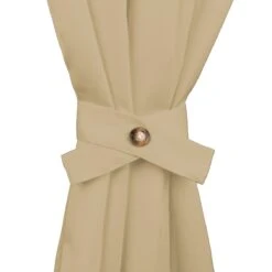 Raccoglitenda Per Tenda Gazebo Fermatenda Di Morbidissimi Con Bottone Y246 -Prodotti Per La Casa raccoglitenda per tenda gazebo con bottone fermatenda morbidissimi beige 1
