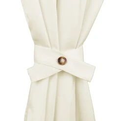 Raccoglitenda Per Tenda Gazebo Fermatenda Di Morbidissimi Con Bottone Y246 -Prodotti Per La Casa raccoglitenda per tenda gazebo con bottone fermatenda morbidissimi panna 1