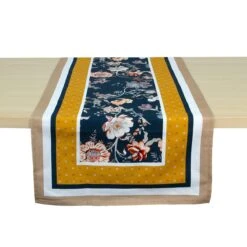 Runner Centrotavola Kamila Di Maestro Con Stampa Digitale 50x160 Cm J861 -Prodotti Per La Casa runner centrotavola kamila di maestro con stampa digitale 50x160 cm blu 1