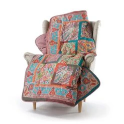 Scaldotto Asia Di Caleffi Con Stampa Digitale 130x170 Cm K541 -Prodotti Per La Casa scaldotto asia di caleffi con stampa digitale 130x170 cm multicolor 1