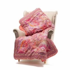 Scaldotto Mandarin Di Caleffi Con Stampa Digitale 130x170 Cm J905 -Prodotti Per La Casa scaldotto mandarin di caleffi con stampa digitale 130x170 cm corallo 1 1