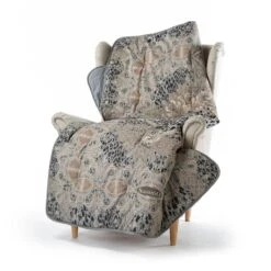 Scaldotto Panthere Di Caleffi Con Stampa Digitale 130x170 Cm K544 -Prodotti Per La Casa scaldotto panthere di caleffi con stampa digitale 130x170 cm grigio 1