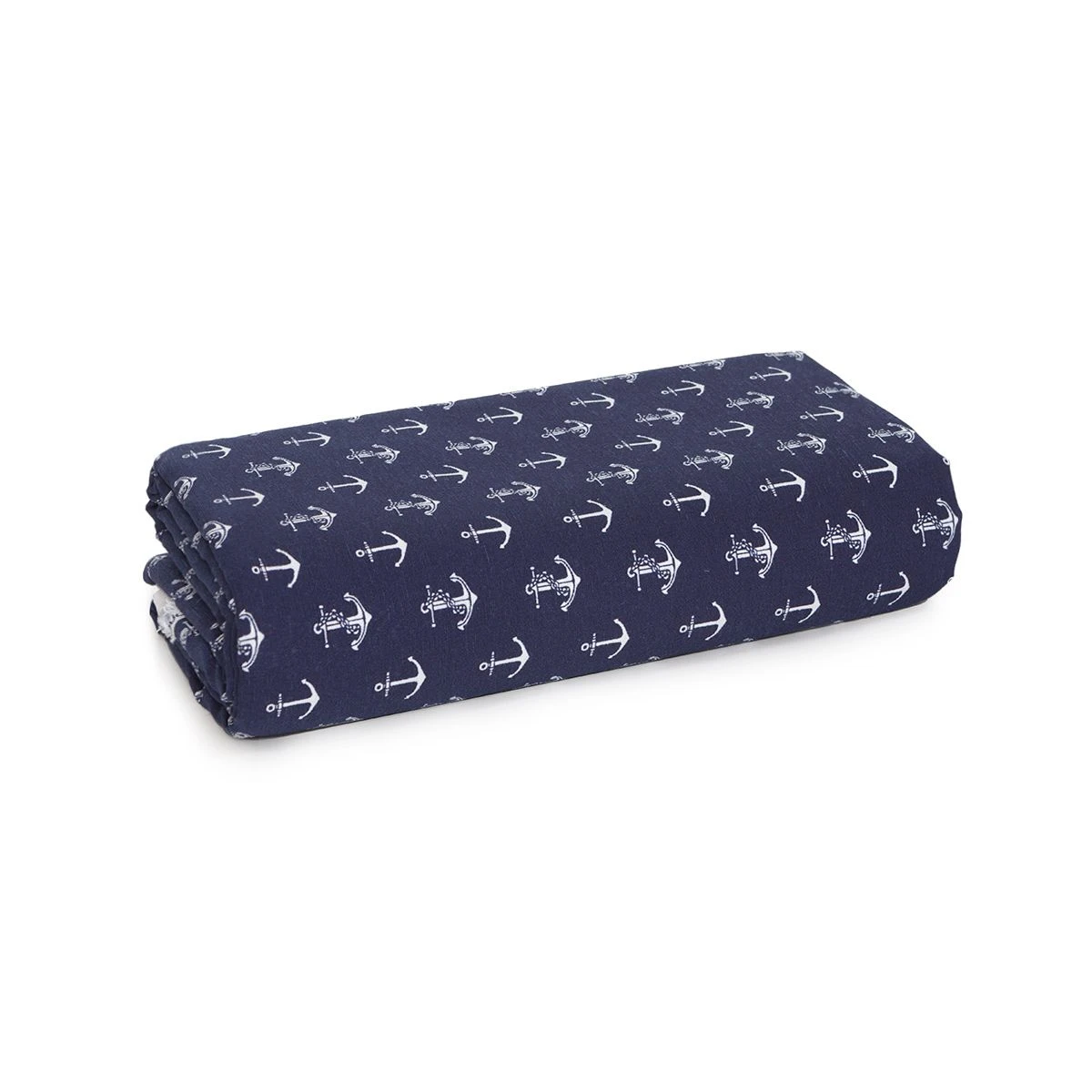 Scampolo Tessuto Ancora Cotone Loneta Fondo Colorato U483 4 Scampolo Tessuto Ancora Cotone Loneta Fondo Colorato U483 - immagine 2