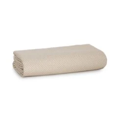 Scampolo Tessuto Pois Cotone Loneta 275x275 Cm U476 -Prodotti Per La Casa scampolo tessuto loneta cotone pois beige 1