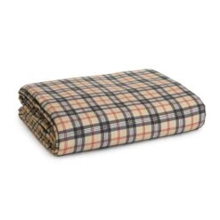 Scampolo Tessuto Tartan Cotone Loneta Digitale 275x275 Cm Z894 -Prodotti Per La Casa scampolo tessuto tartan cotone loneta digitale beige 7